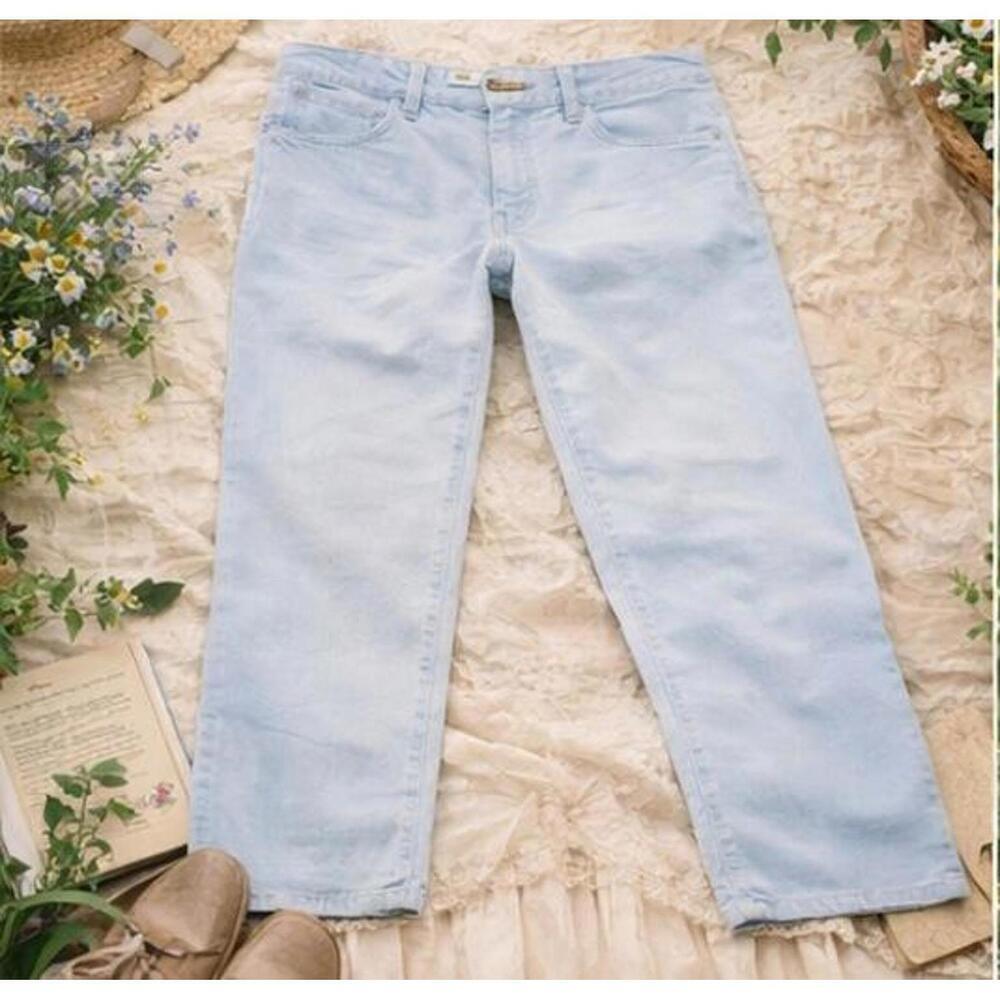 Abercrombie & Fitch Light Blue Corduroy Pants W29 Size 8